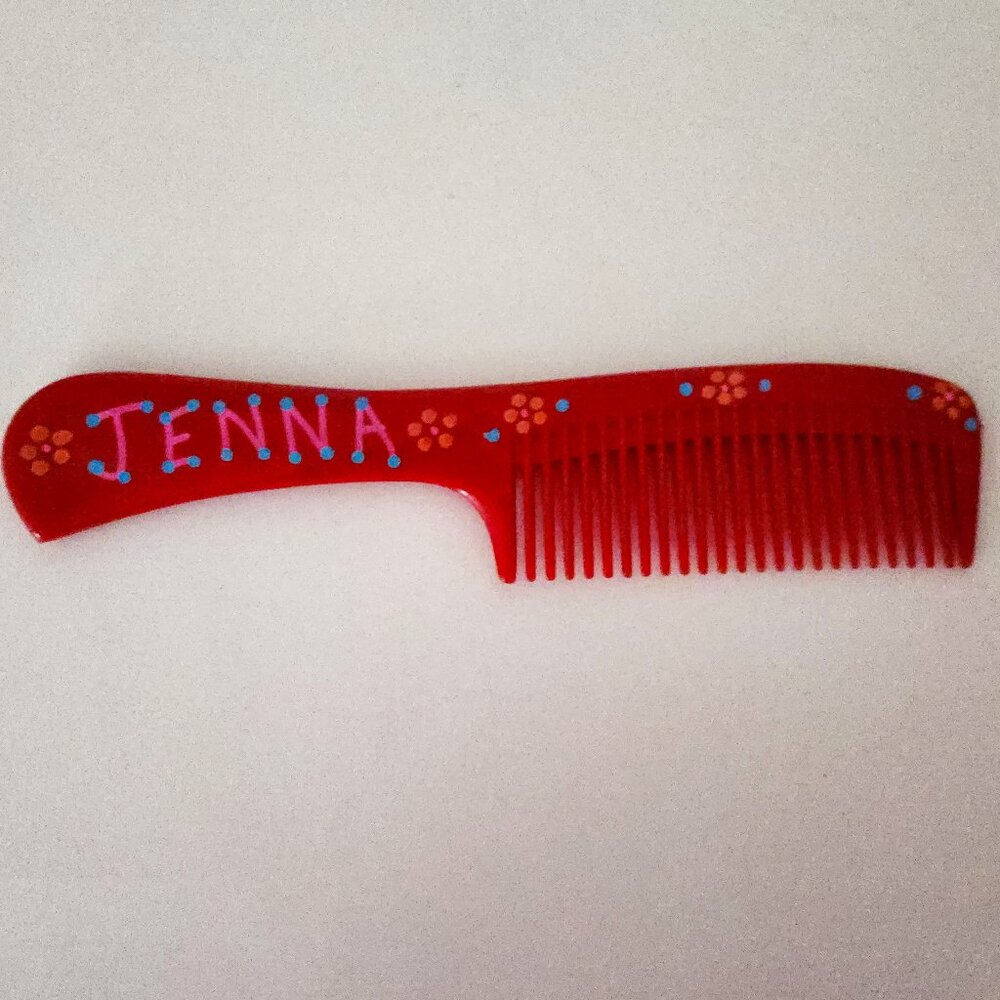 Wide-Tooth Comb Personalized: JENNA